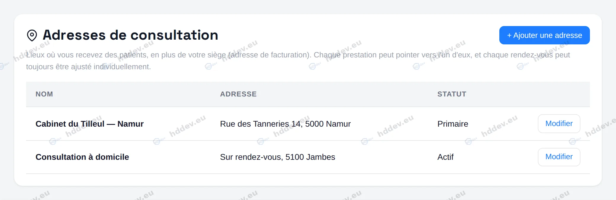 Plusieurs lieux, un seul agenda
